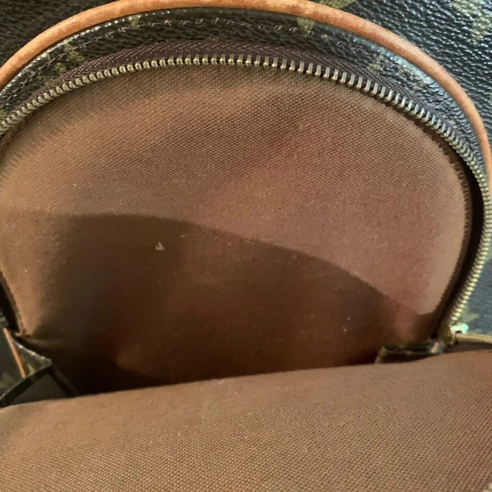 Louis Vuitton Brown and Tan Monogram Bag